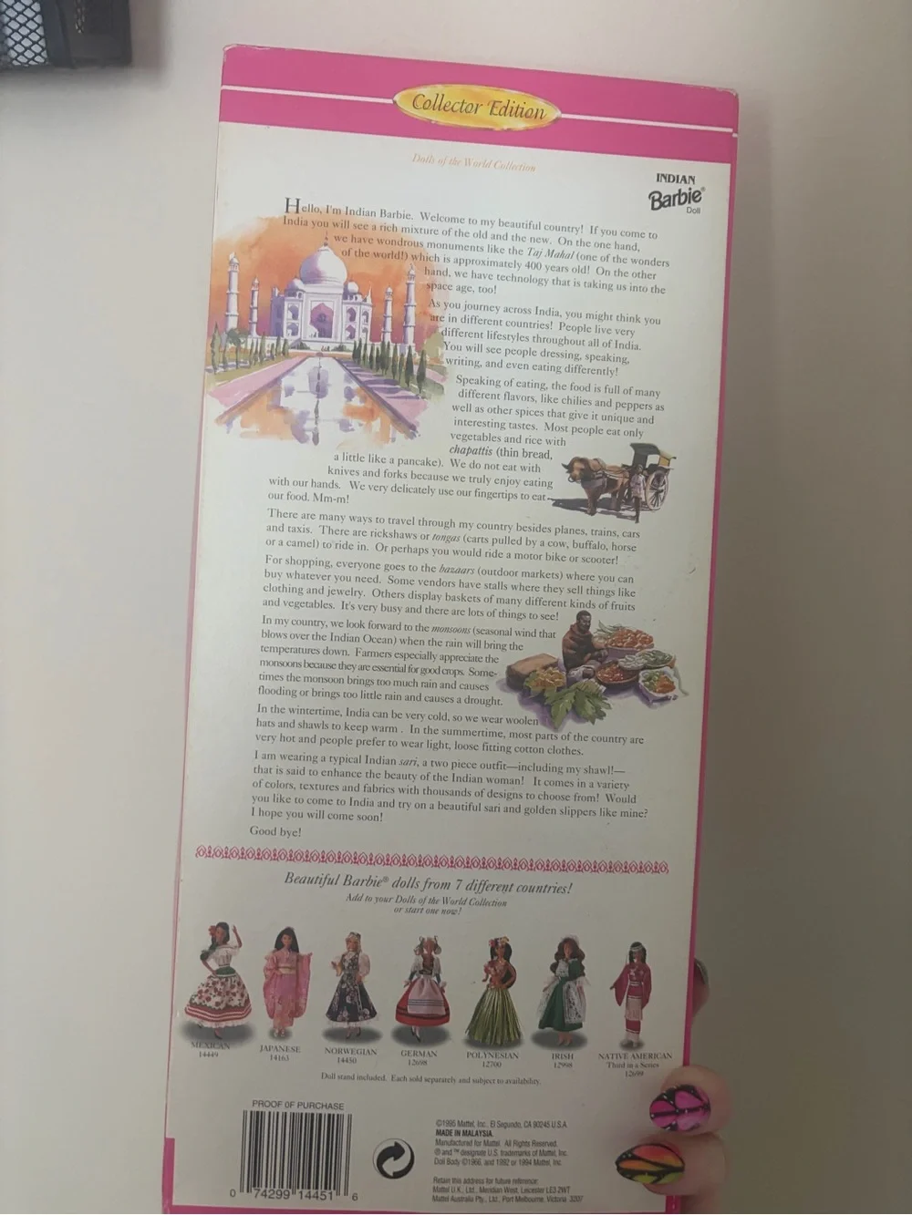 Indian Barbie collectors edition 90s